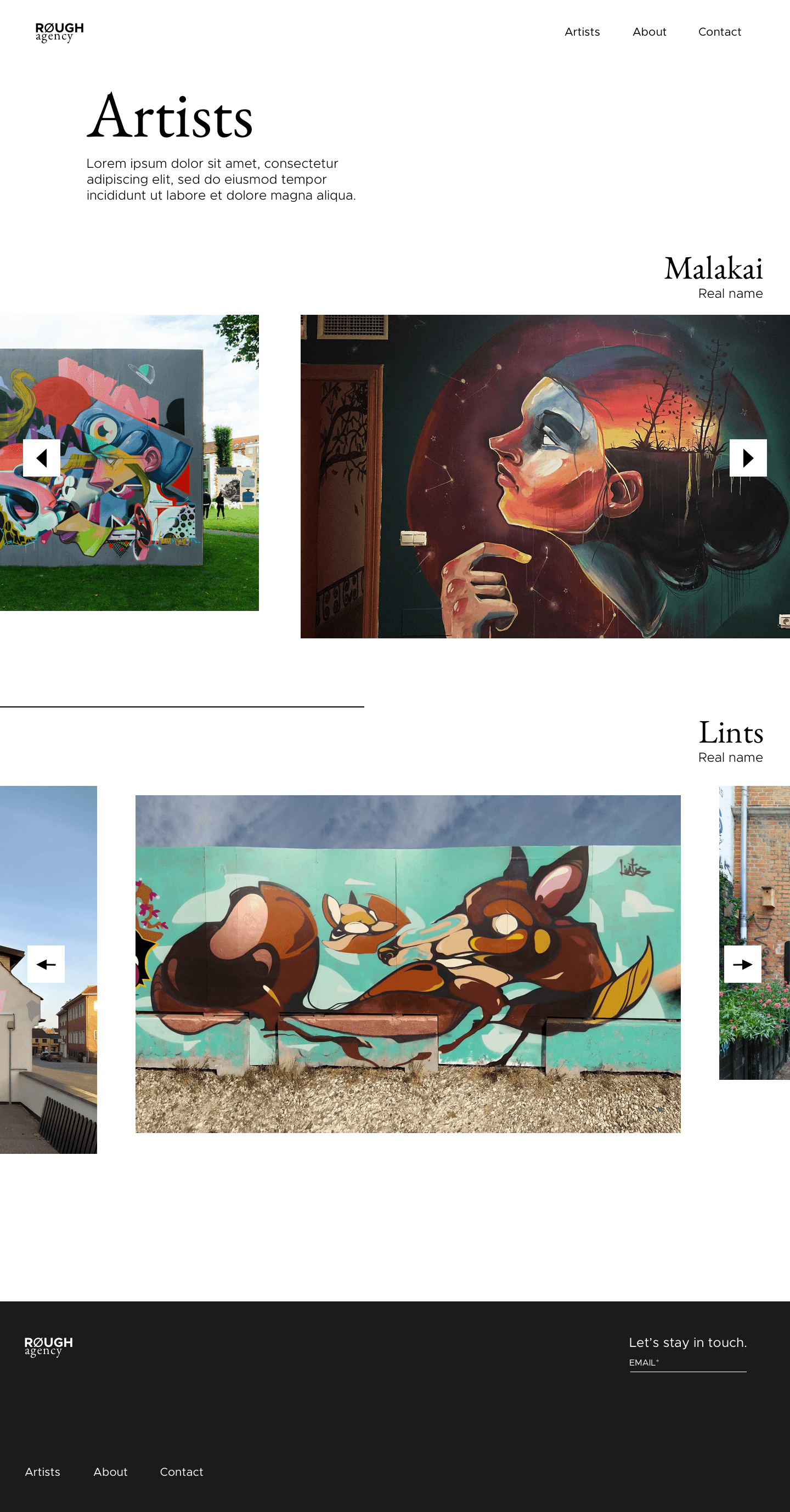 RoughAgency Website image 2